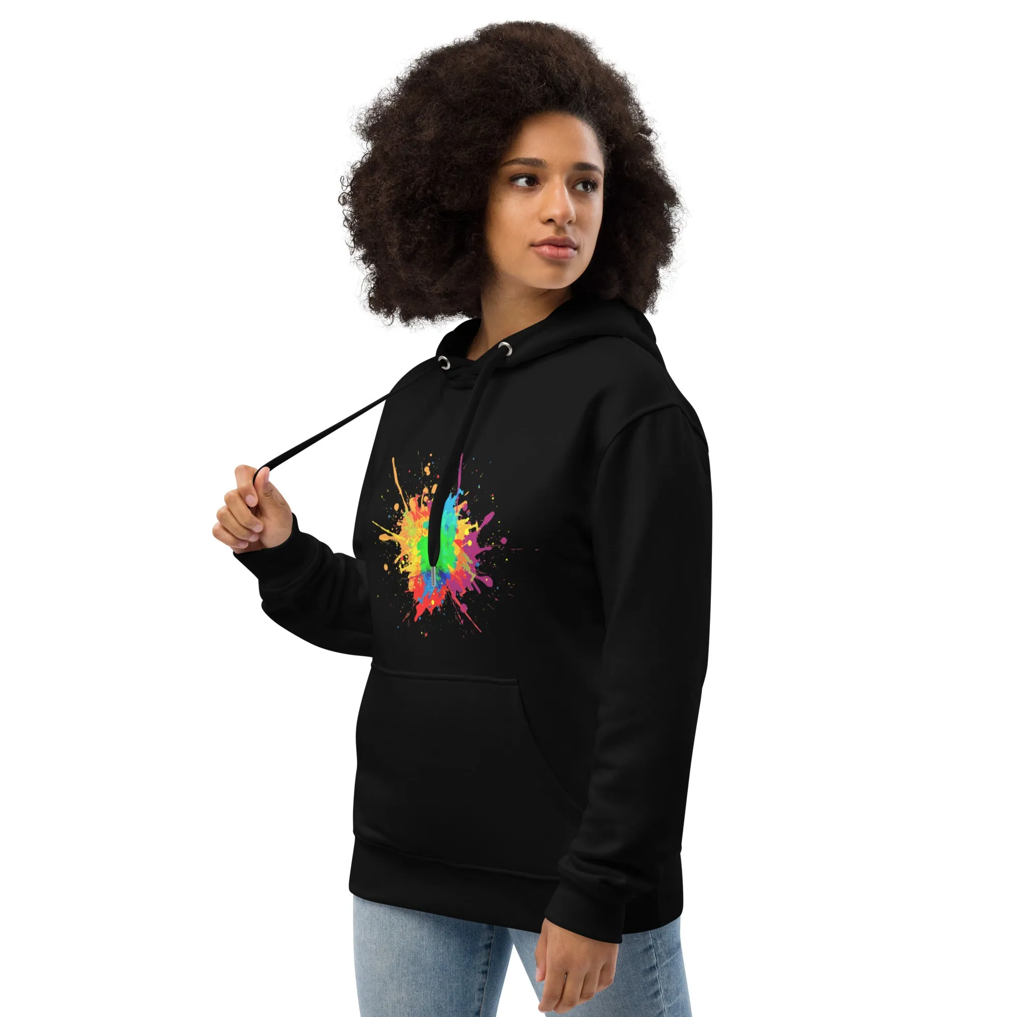 Black Splash Premium eco hoodie