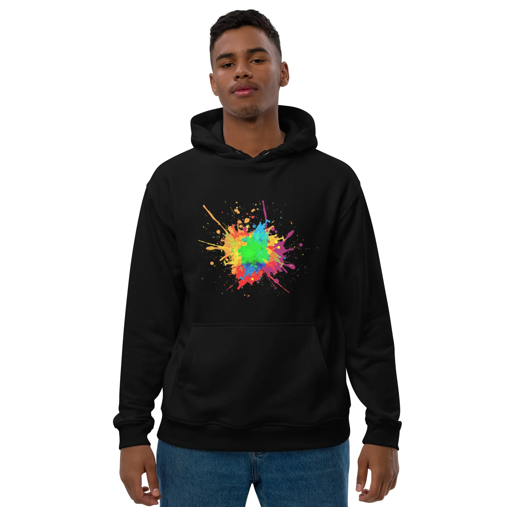 Black Splash Premium eco hoodie