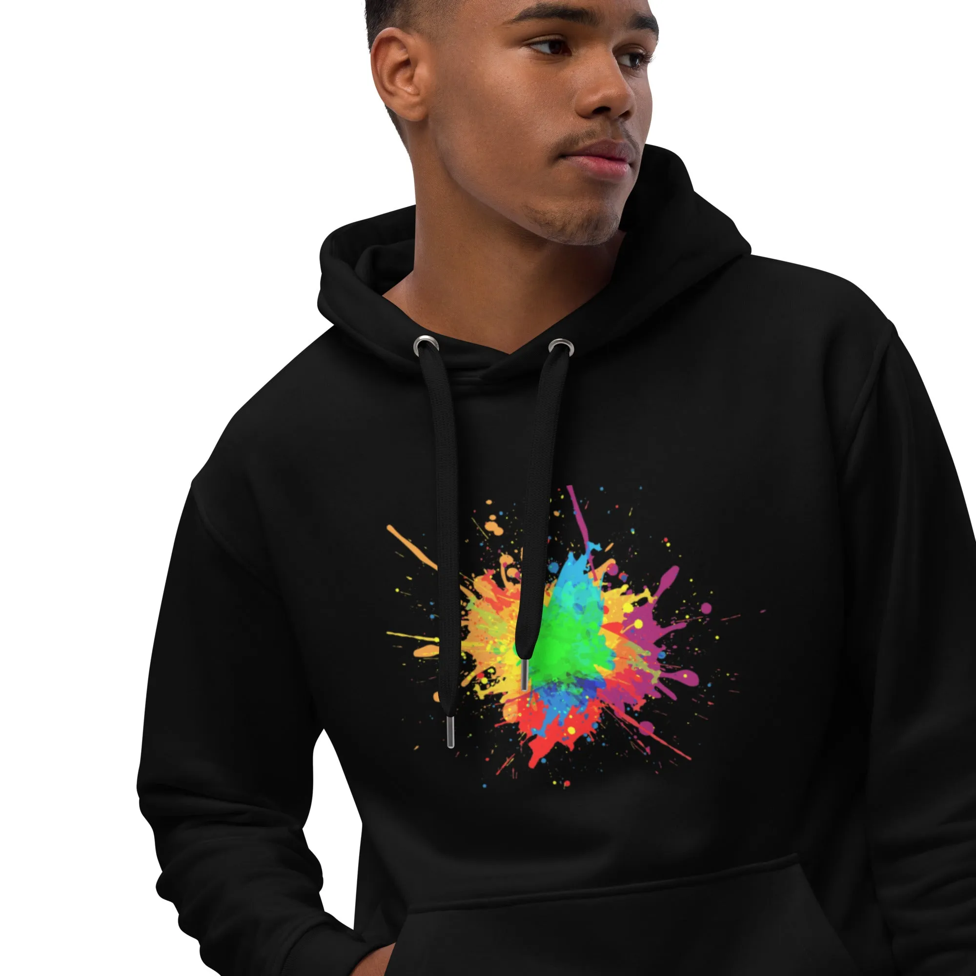 Black Splash Premium eco hoodie