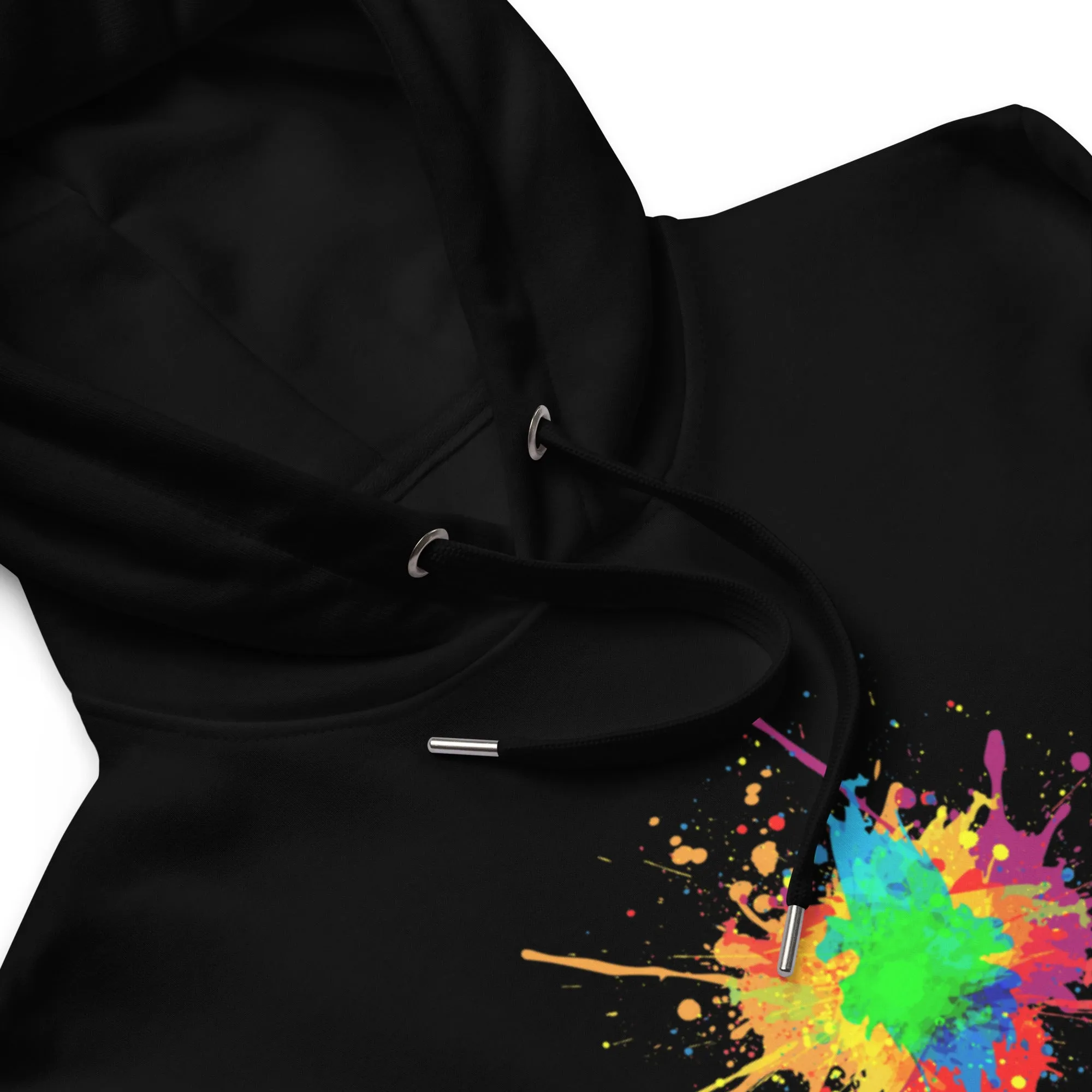 Black Splash Premium eco hoodie