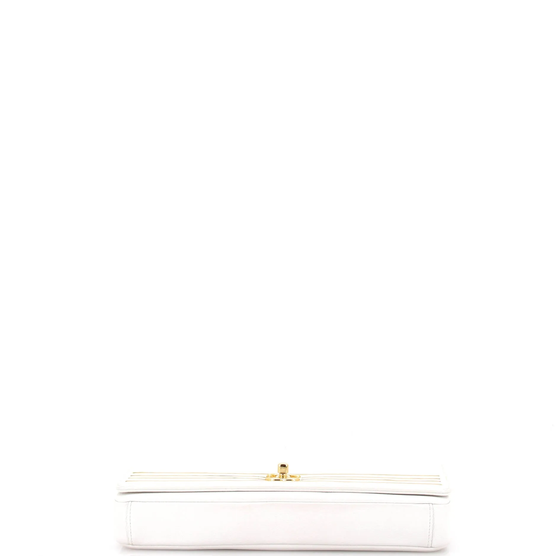 Captain Gold Clutch Embroidered Caviar
