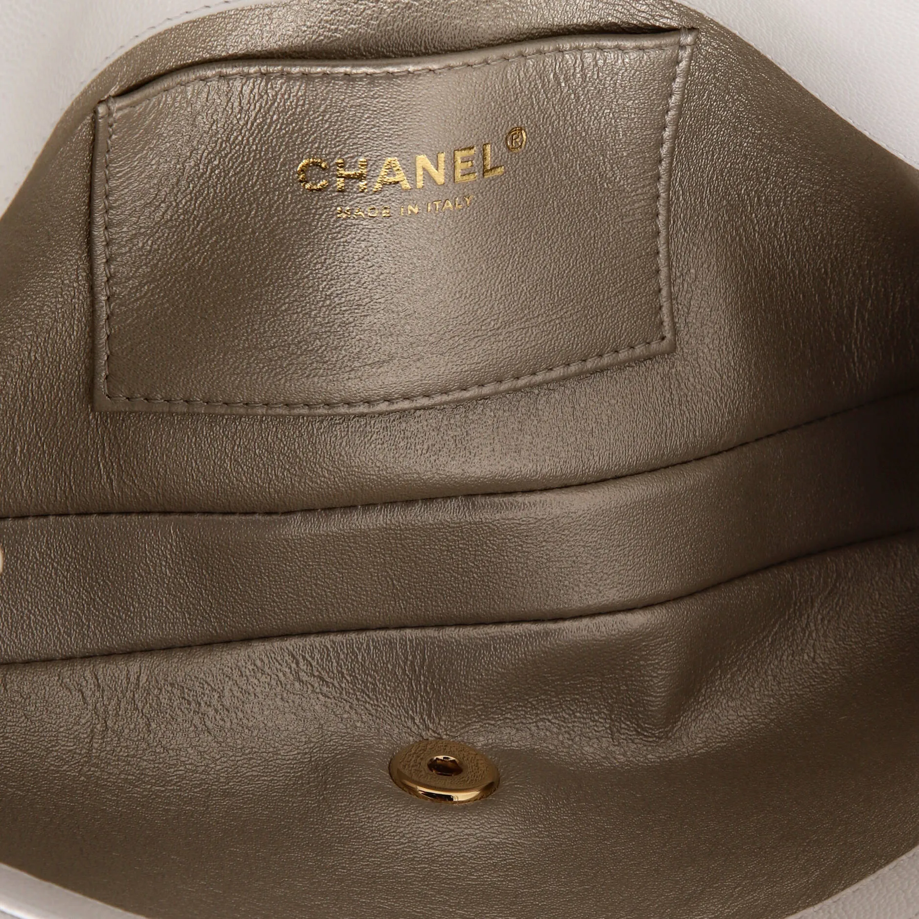Captain Gold Clutch Embroidered Caviar