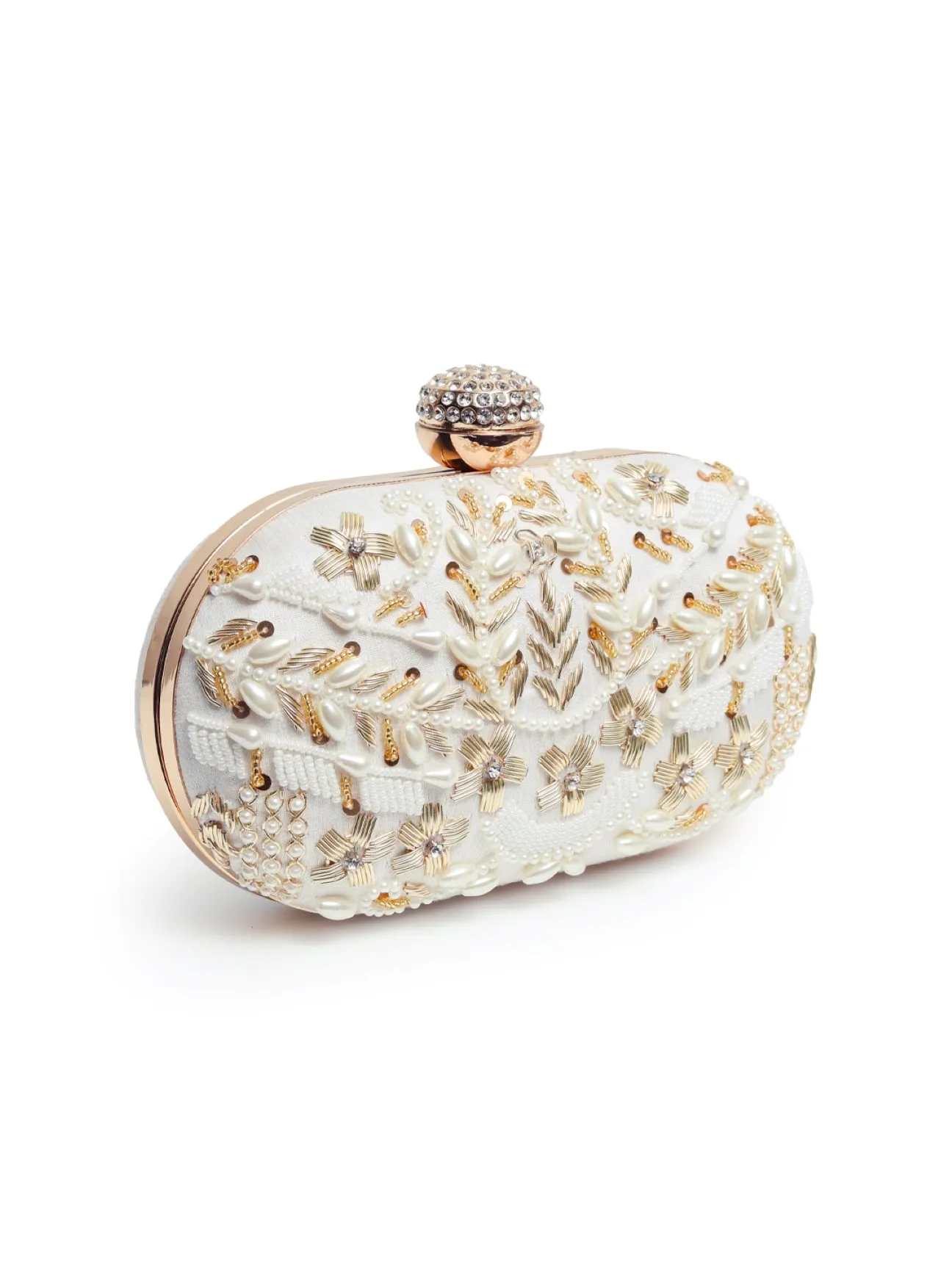 Elizah Zardozi Hand Embroidered Clutch