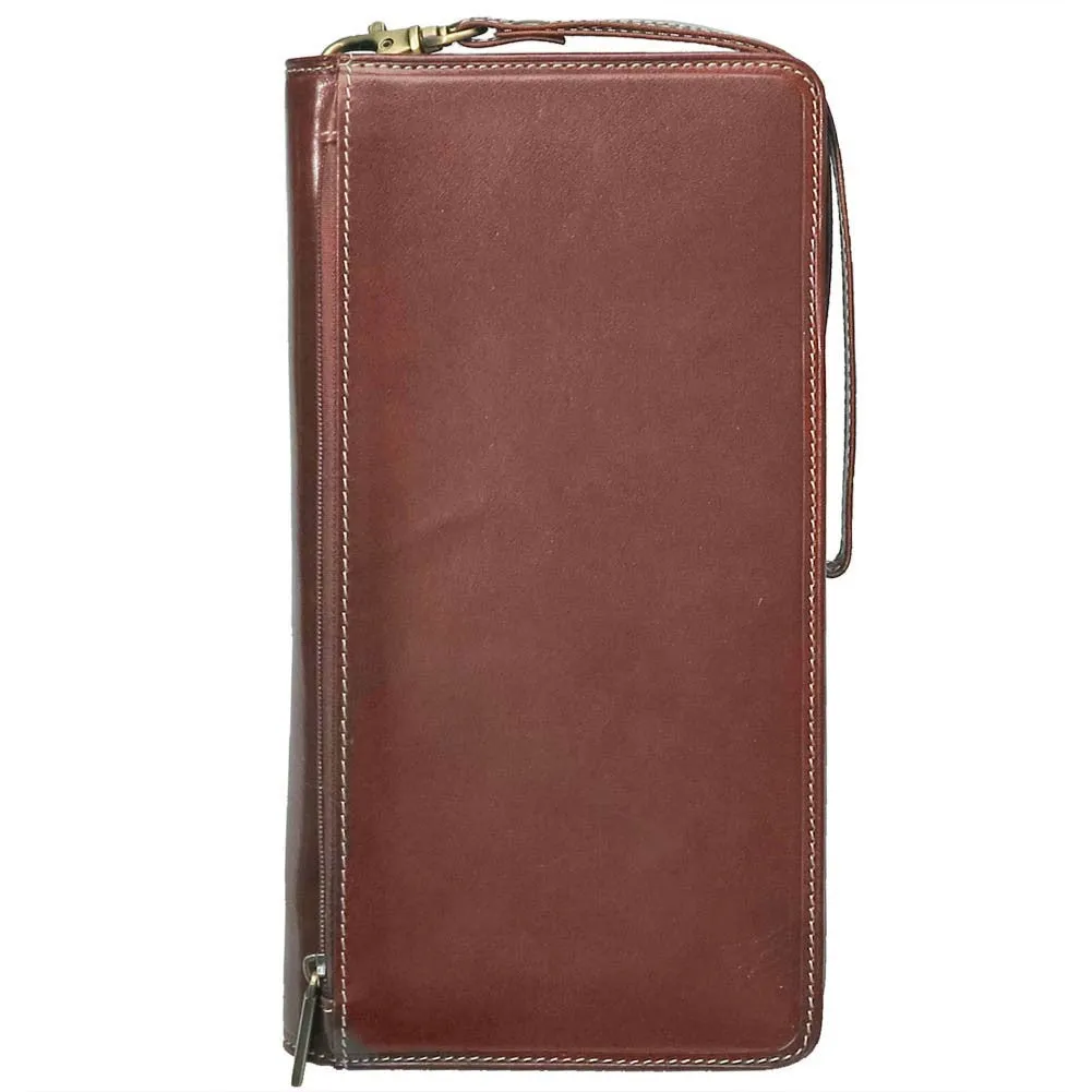 Family Passport and Document Case - Italian Leather