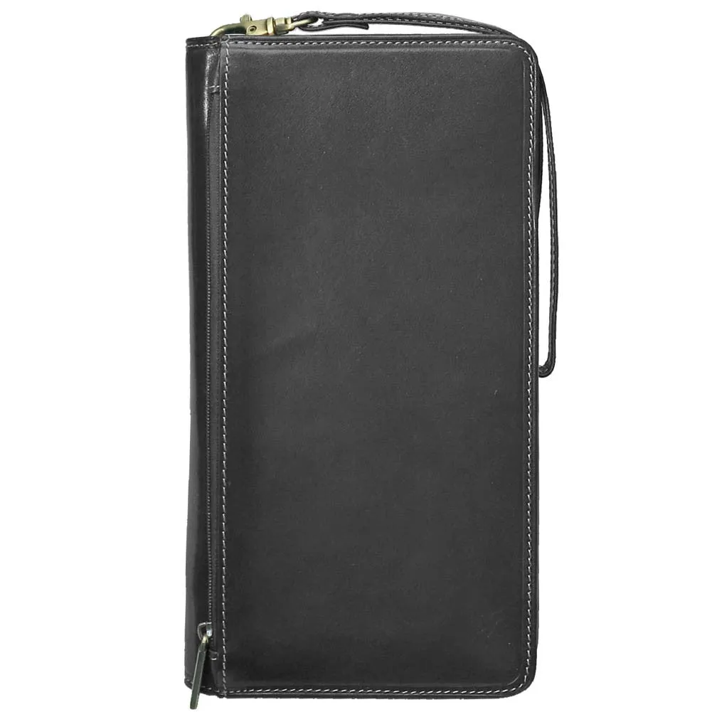Family Passport and Document Case - Italian Leather