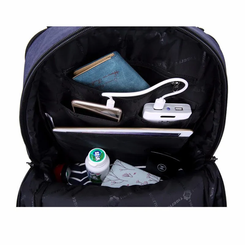 Male Casual Waterproof Comfortable Backpacks