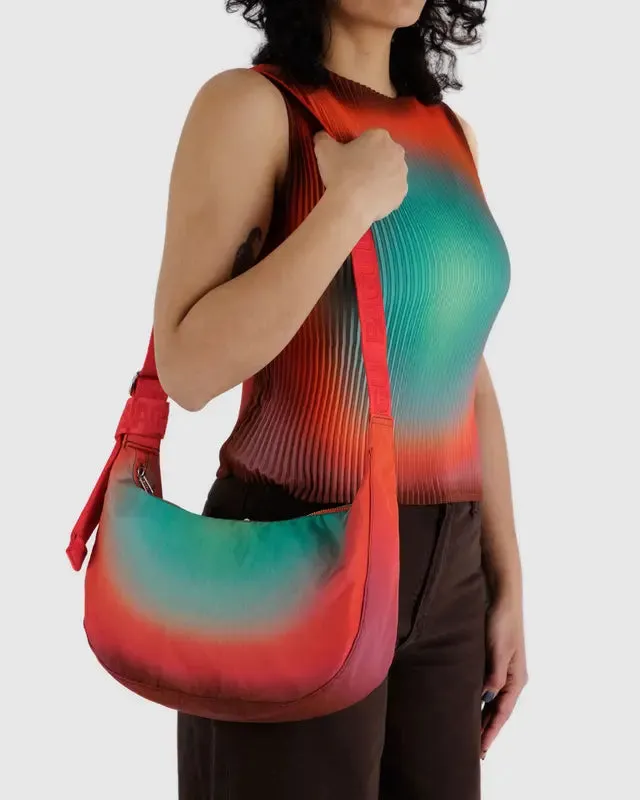 Medium Crescent Bag: Rain