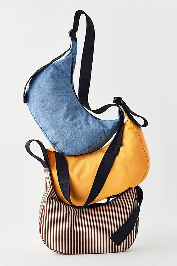 Medium Nylon Crescent Bag