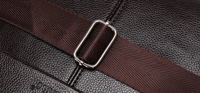 Men's Casual PU Leather Crossbody Bag