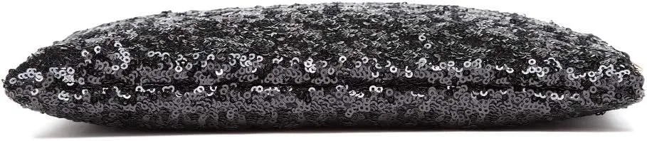 Miss Lulu Clutches Damen Kleine Kettentasche Damen Brieftaschen Umhngetasche Clutches Schultertasche Party Pailletten Synthetische