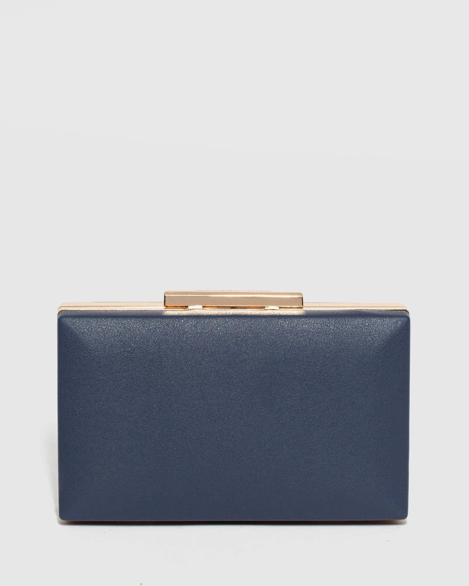Navy Blue Jaimii Embroidered Clutch Bag