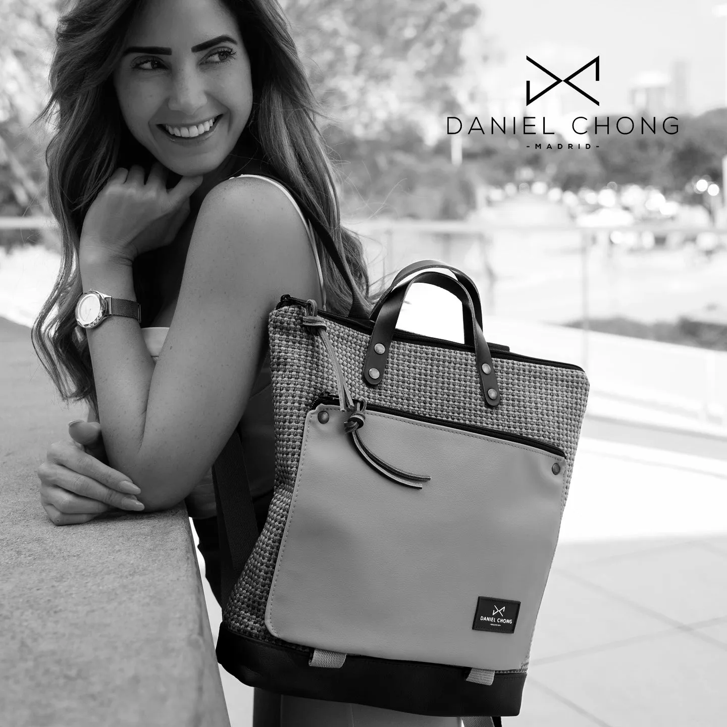 "Sapphire" Square Book Holder Backpack - Waterproof DZ
