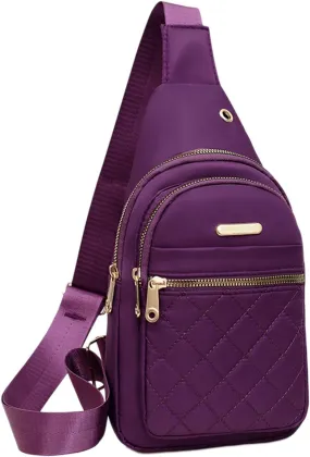 Sling Bag Crossbody Backpack for Men Women Shoulder Chest Bags Daypack Purse Casual Fanny Pack for Hiking Running