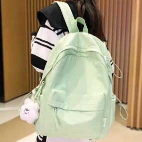 UAKISS  -  Ladies Waterproof Drawstring Laptop Women BookBag Fashion Girl Kawaii Nylon School Backpack Female Travel College Backpacks Cool